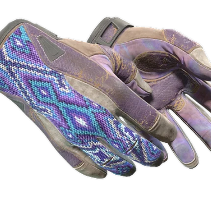★ Sport Gloves | Violet Beadwork (Battle-Scarred)