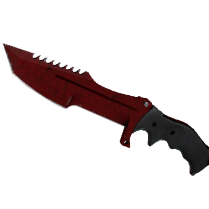 ★ StatTrak™ Huntsman Knife | Crimson Web (Well-Worn)