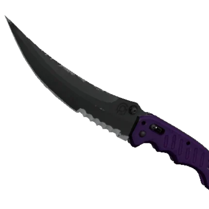 ★ StatTrak™ Flip Knife | Ultraviolet (Well-Worn)