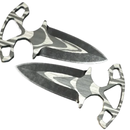 ★ StatTrak™ Shadow Daggers | Black Laminate (Minimal Wear)